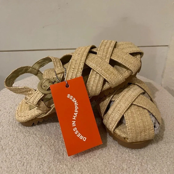 Farm Rio Synthetic Raffia Zigzag sandals - Picture 6 of 9